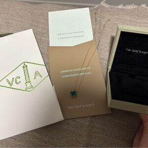 Van Cleef & Arpels Malachite Necklace